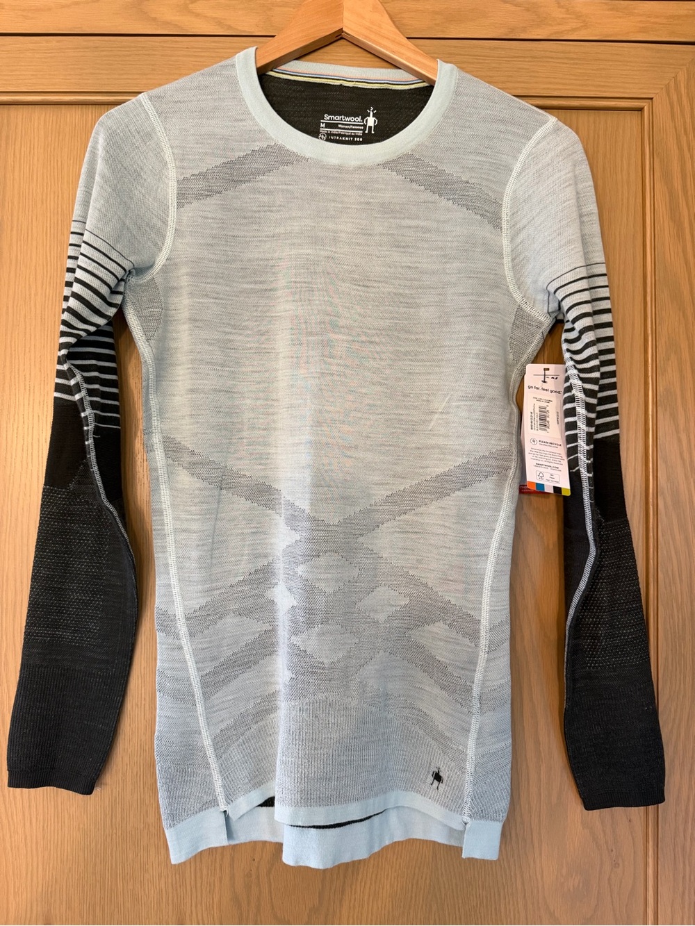 Smartwool Men’s Light Blue Merino Base Layer Sweater